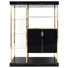 Black and Brass Etagere