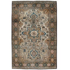 Antique Persian Sarouk Farahan Rug