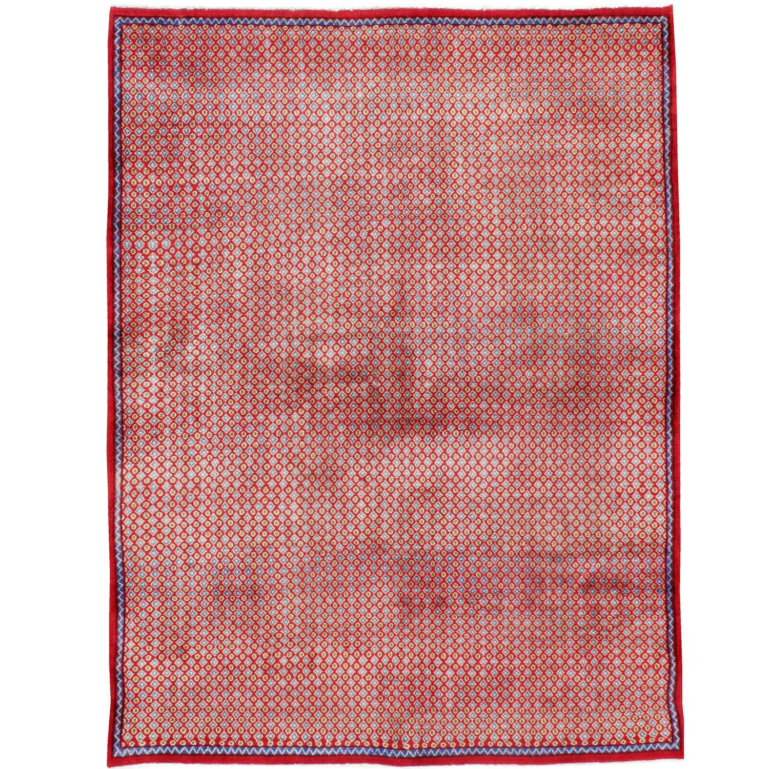 Vintage Persian Kashan Rug For Sale at 1stdibs