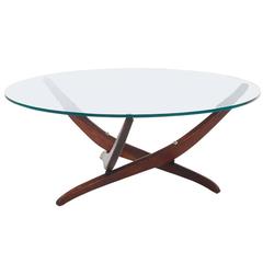 Forest Wilson Mid-Century Modern Sculptural Cocktail Table after Pearsall