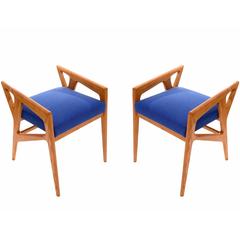 Two Pairs of Stools by Gio Ponti 12