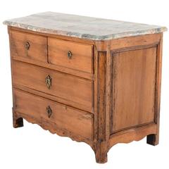 Antique Early 19th Century French Marble-Top Commode Circa 1840