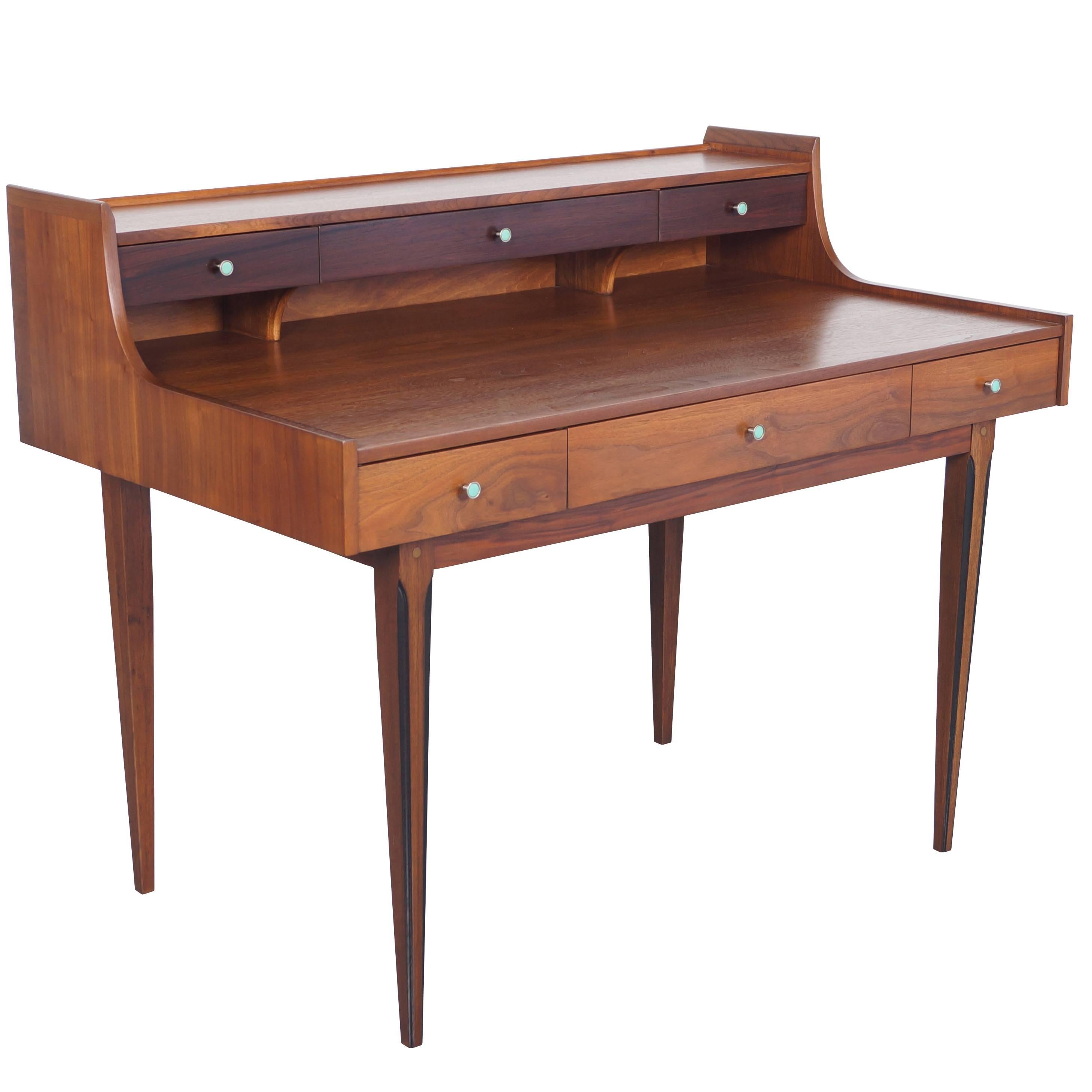 Vintage Walnut Desk by Kroehler