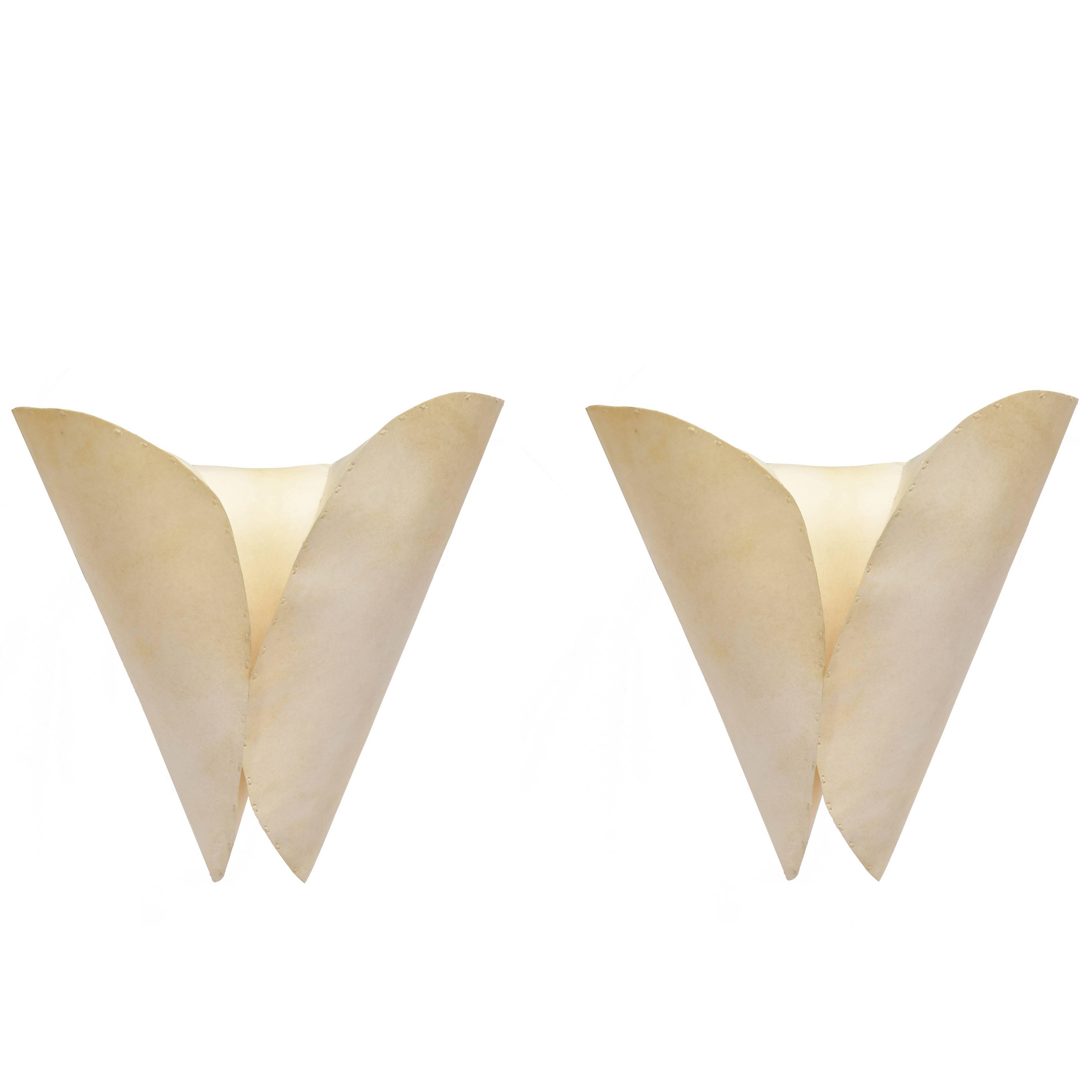 Mauro Fabbro “Gstaad” Pair of Wall Lamps For Sale