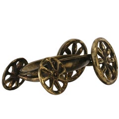Sculpture en bronze de Robert Lee Morris « Big Wheel Cigar Car » ( grande voiture à cigares )
