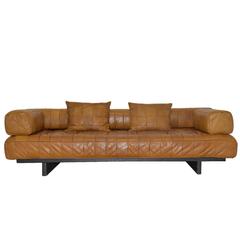 Vintage Swiss De Sede DS 80 leather Daybed, 1960s 9