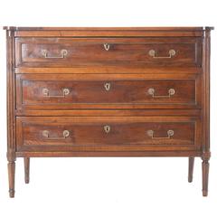 French 18th Century Louis XVI Walnut Commode