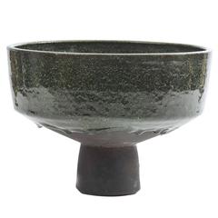 Green Ceramic Planter by Groeneveldt