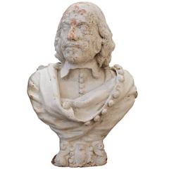 19th Century French Terracotta Bust