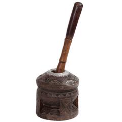 Antique African Mortar and Pestle