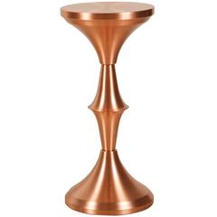 Spun Metal Side Table in Copper by Lawson-Fenning