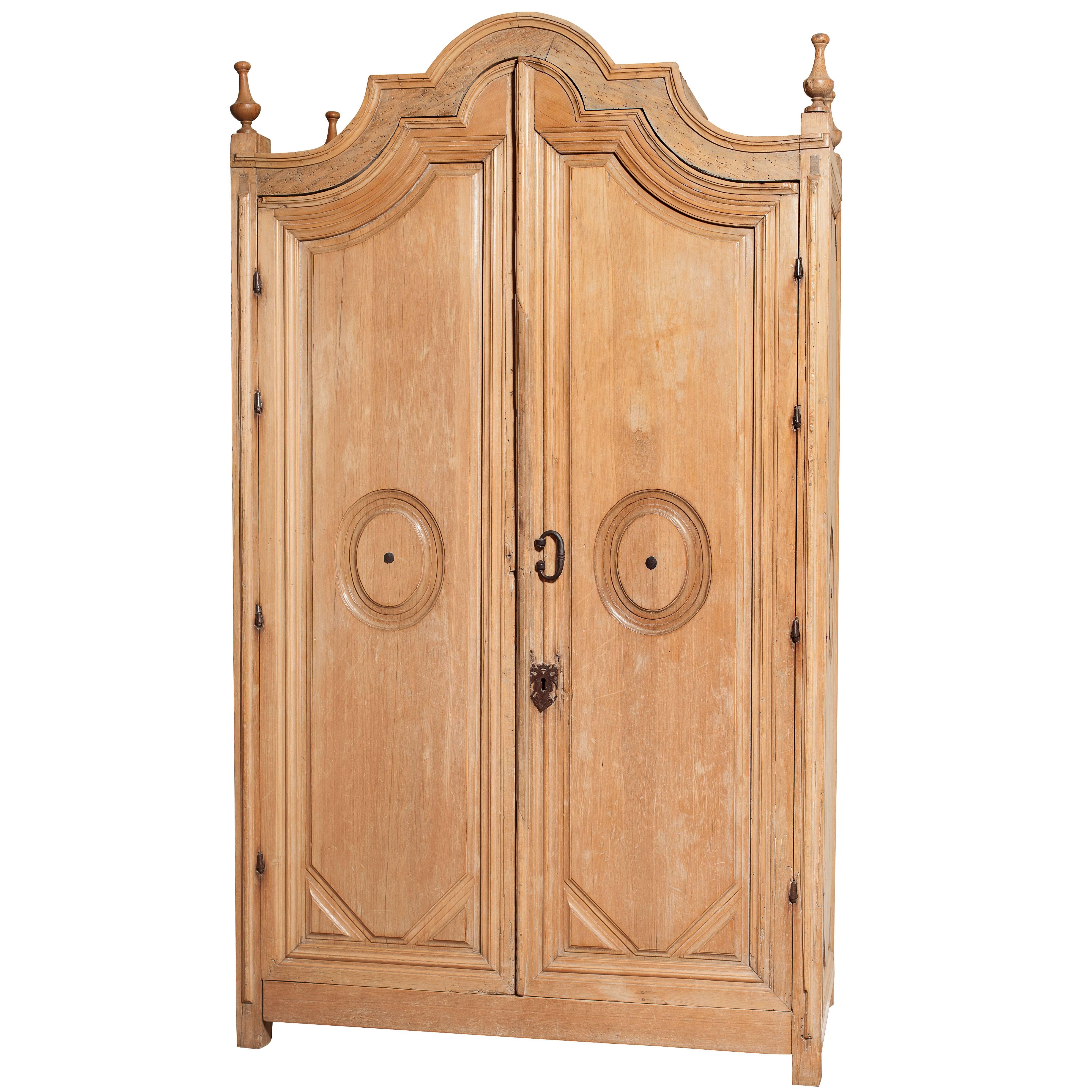 18th Century Mexican Chippendale Armoire