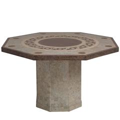 Vintage Incredible Maitland-Smith Octagonal Centre Table, 1990s