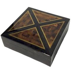 Vintage Maitland-Smith Tessellated Box