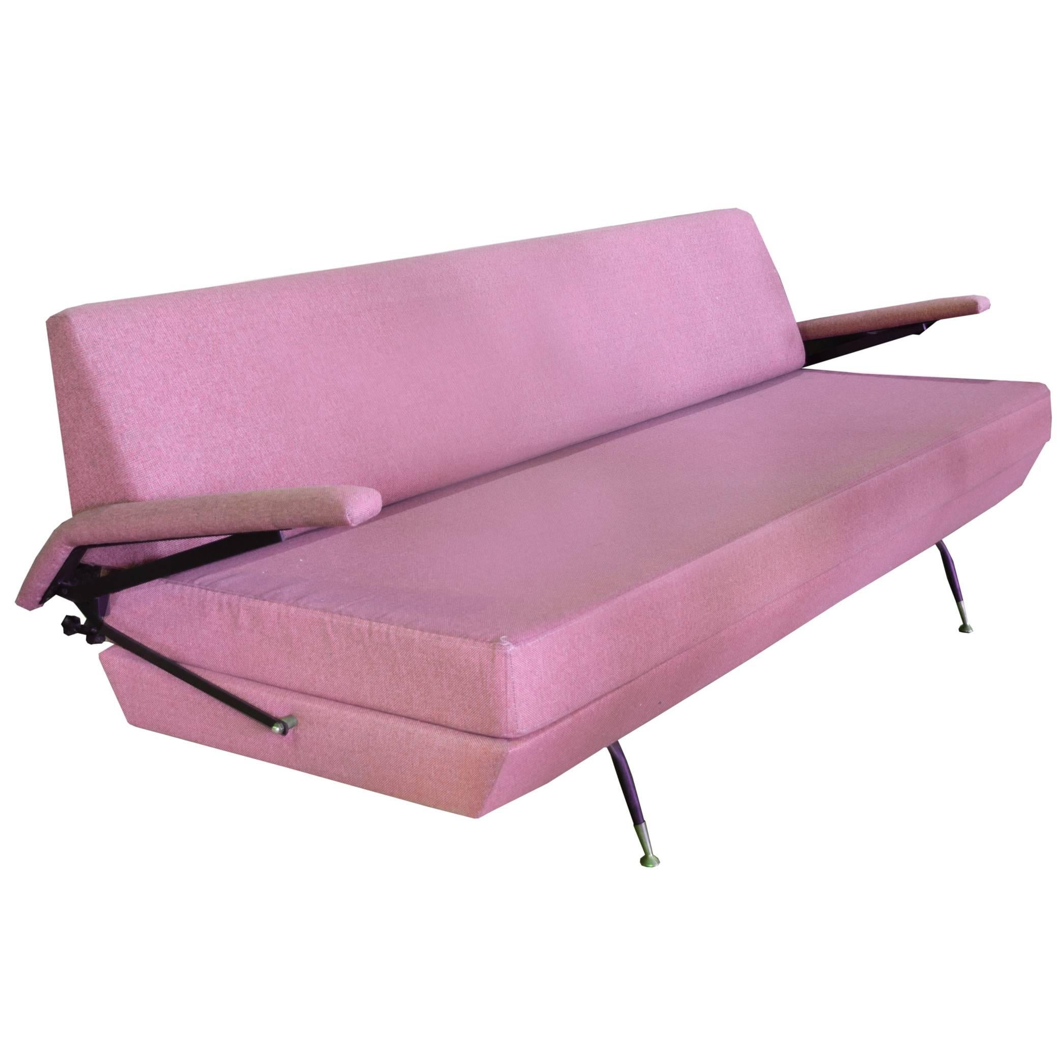 Italian Sofa/Bed in the Style of Osvaldo Borsani