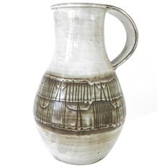 Monumental French Ceramic Pitcher by Jaques Pouchain Atelier Dieulefit 2