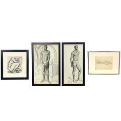 Selezione di opere d'arte di nudo in bianco e nero