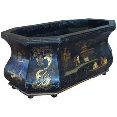 19th Century Chinoiserie Tole Jardiniere