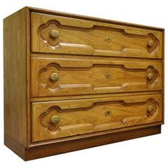 Drexel Heritage Hollywood Regency Bachelor Chest Bedside Commode Dresser 1