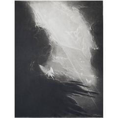 John Martin:: Satan regardant l'ascension vers le ciel:: Mezzotint:: 1827