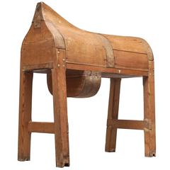 early 20th century Softwood Saddle Horse or Rack 6