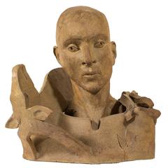 Mary Frank Terra Cotta Sculpture, 1970