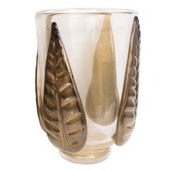 Leaf Motif Murano Glass Vase by Pino Signoretto 12