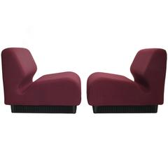Pair of Mid-Century-Modern Slipper Chairs by Don Chadwick for Herman Miller