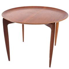 Willumsen & Engholm Folding Tray Table for Fritz Hansen, Denmark, 1950s