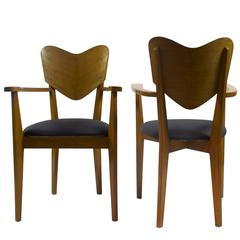 Paire de fauteuils de René-Jean Caillette, vers 1950