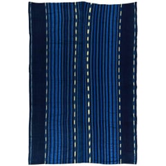 Retro Yoruba Indigo Cloth from Nigeria, West Africa