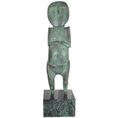 Silverman Collection Patinated Bronze Sculpture on Marble Base