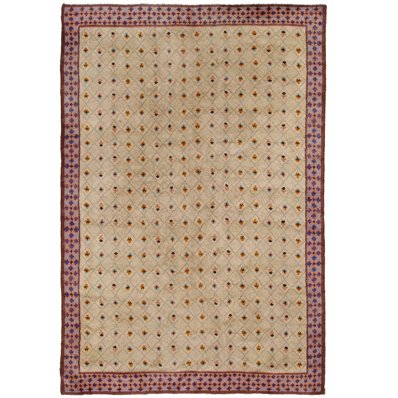 Mid 20th Century Swedish Pile-Weave Carpet by Konst Fluten For Sale