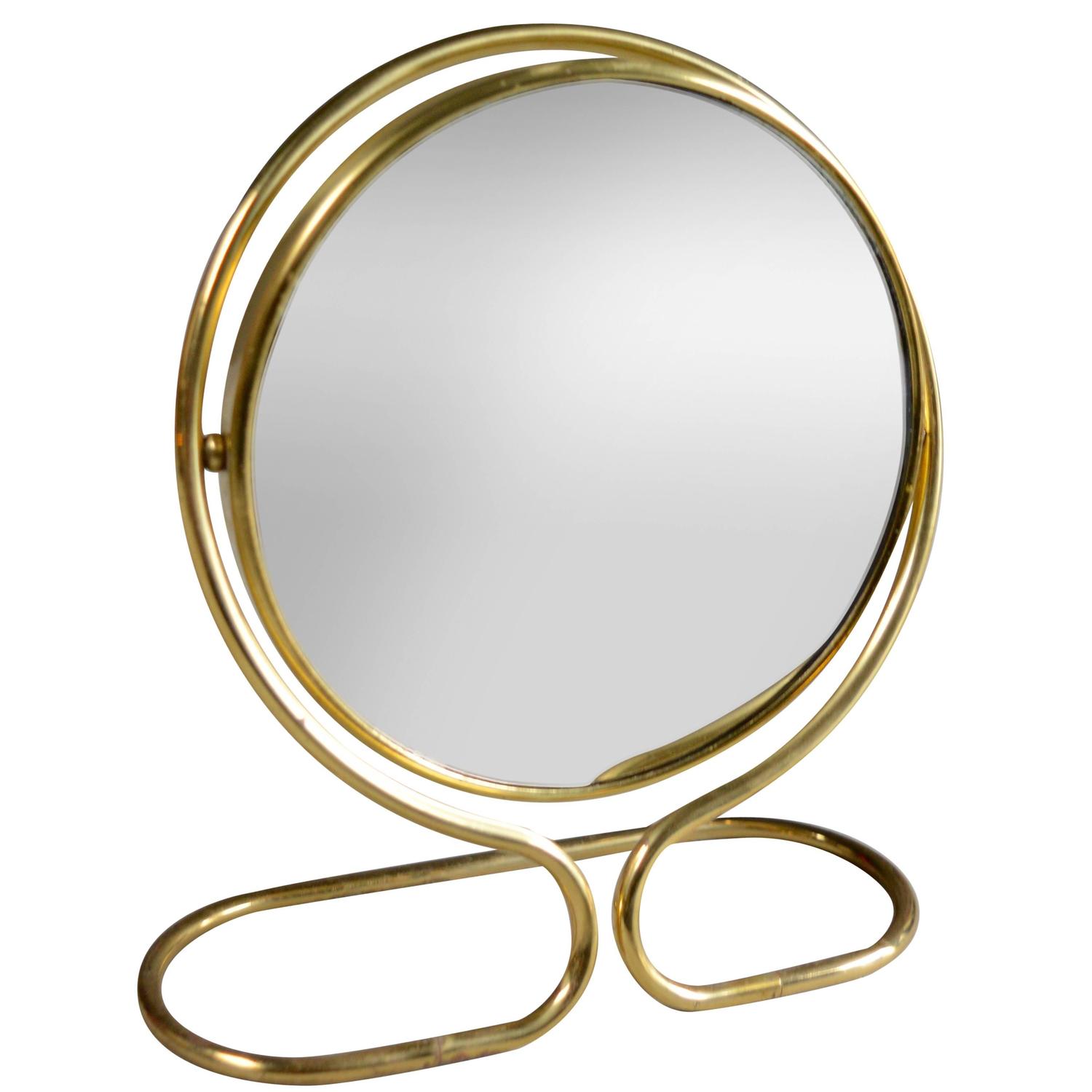 Petite French Vanity Mirror at 1stdibs
