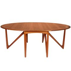 Niels Kofoed Drop-Leaf Teak Dining Table 6