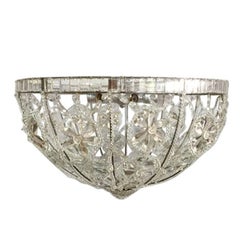 French Crystal Ceiling Fixture