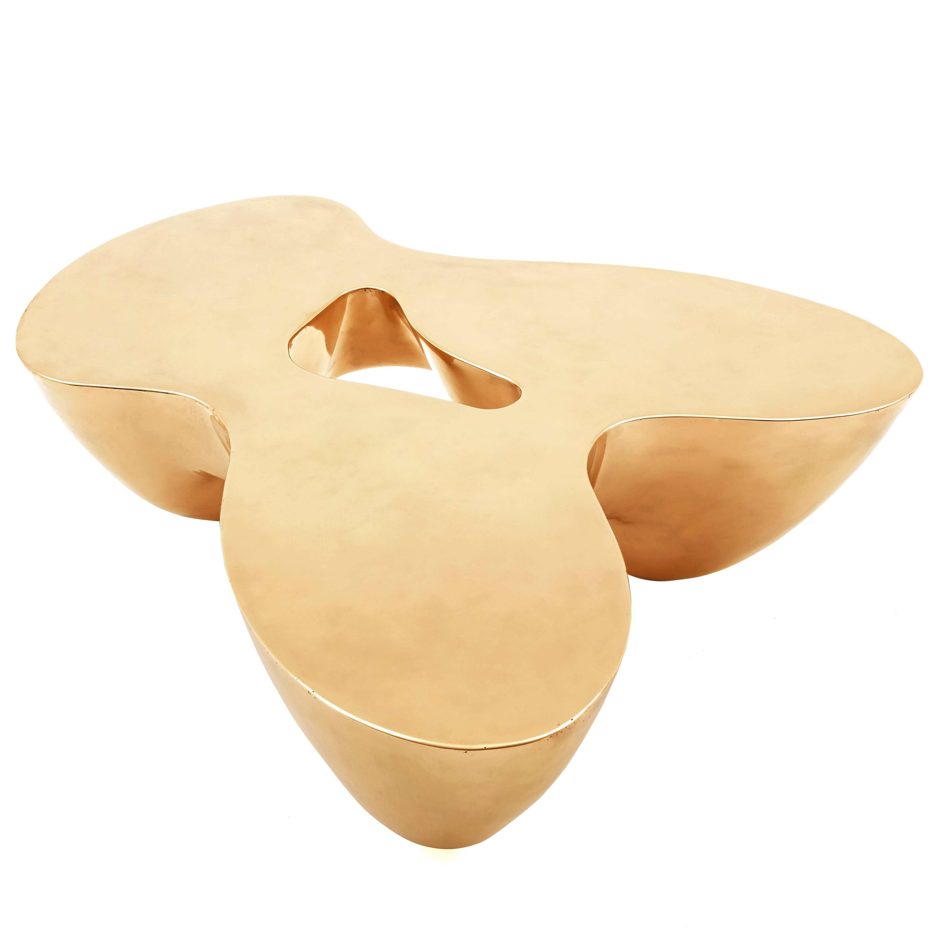 Quark Bronze Coffee Table by Emmanuel Babled
