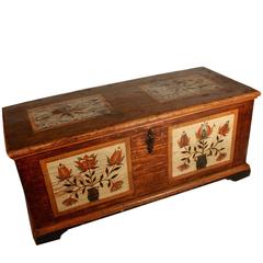 Rare Painted Blanket Chest