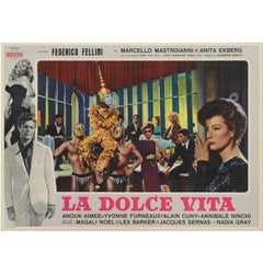 "La Dolce Vita, " Original Italian Film Poster