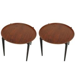 Pair of Fitzgerald Hansen Tray Table