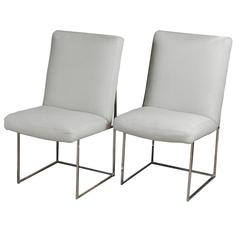 Pair of Milo Baughman Dining Chairs