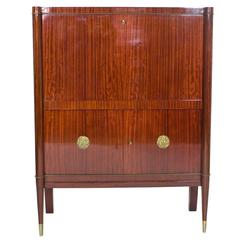 1950s Mahogany Bar Cabinet by Josef De Coene