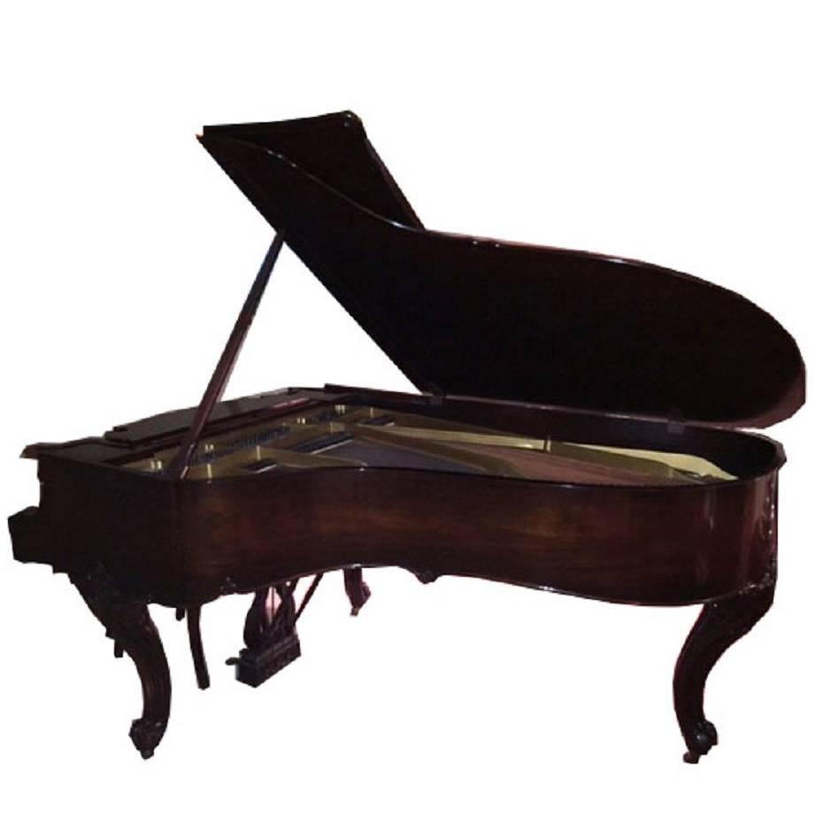Steinway AIII Louis XV Walnut Grand Piano