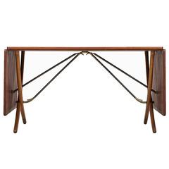 Hans Wegner Dining Table Model AT-304 by Andreas Tuck in Denmark