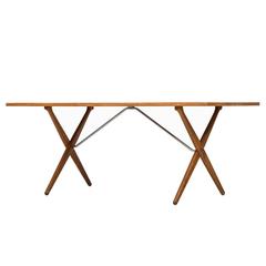 Hans Wegner Dining Table Model AT-303 by Andreas Tuck in Denmark