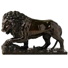 Fine Quality Bronze Medici Lion, circa 1820