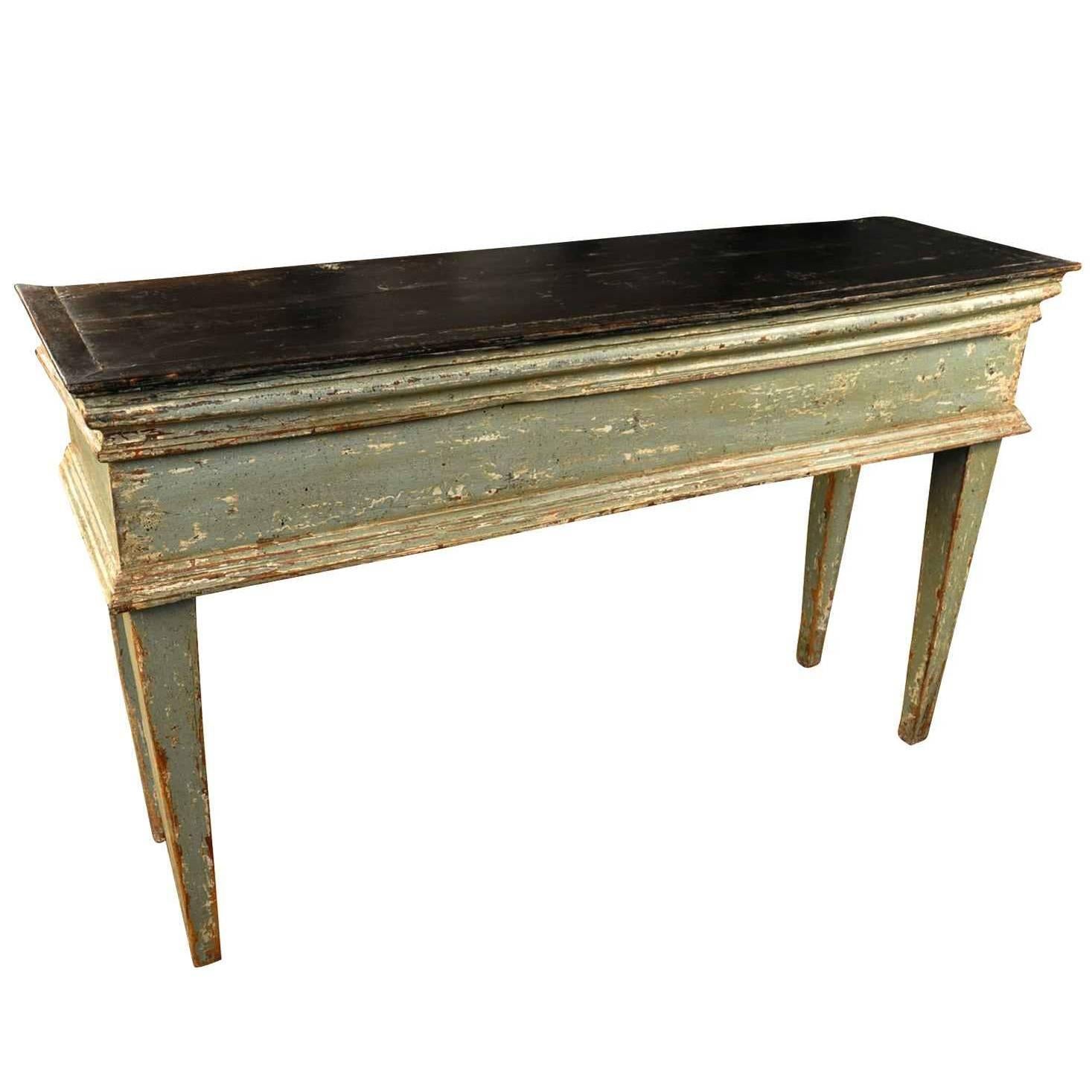 Early 19th Century Spanish Painted Console