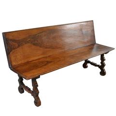 18th Century Spanish Bench in Walnut 9