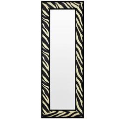 Zebra Black and White Frame Mirror 9