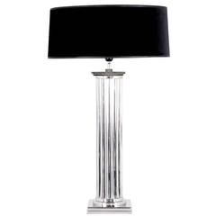 Table Lamp New-York in Polished Nickel 11